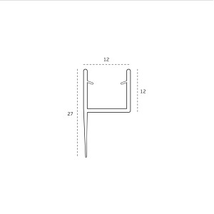 PVC Tarpinė Stiklui IN.15.998.G