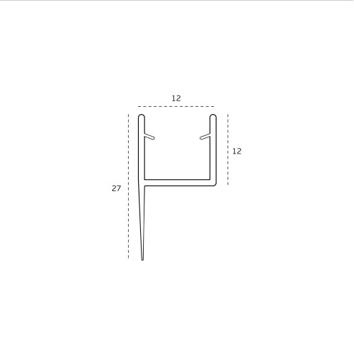PVC Tarpinė Stiklui IN.15.998.G