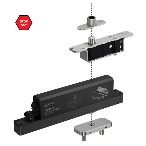 Hidraulinė 90° PIVOT Sistema Su HOLD OPEN Funkcija IN.05.216.HO